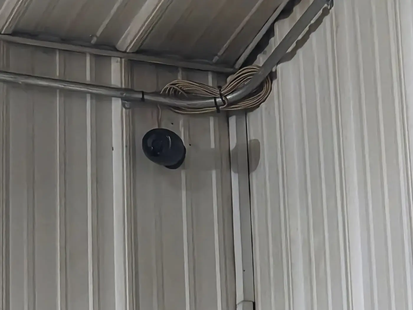 Interior UniFi camera installed for Graber Backhoe